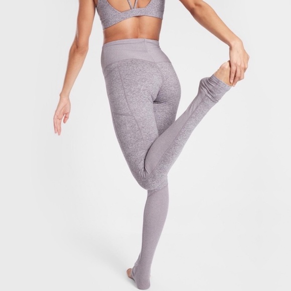 Athleta Exhale Heel Tight - Light Purple - Size XS - Picture 2 of 5